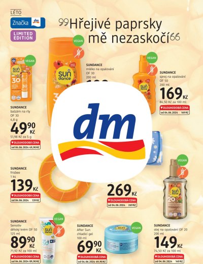 Leták - dm drogerie leták