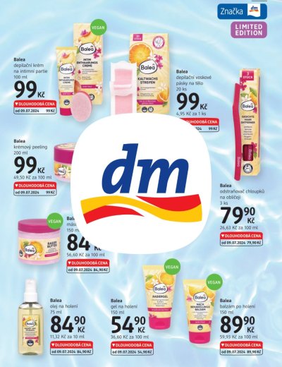 Leták - dm drogerie leták