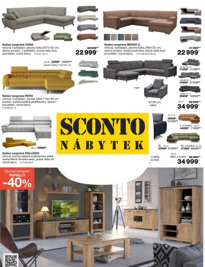 Leták - SCONTO Nábytek leták