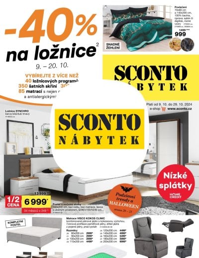 Leták - SCONTO Nábytek leták