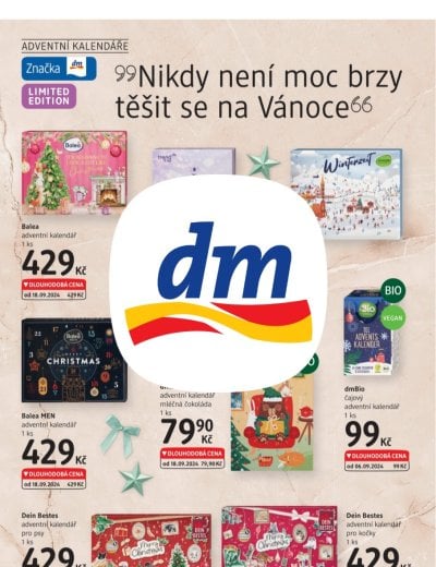 Leták - dm drogerie leták