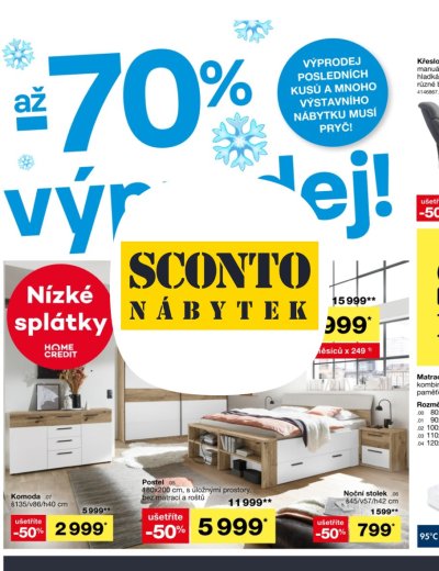 Leták - SCONTO Nábytek leták