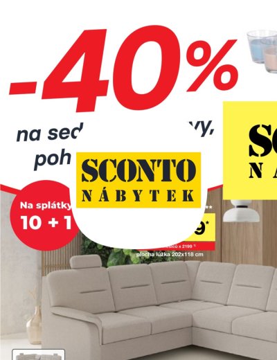 Leták - SCONTO Nábytek leták