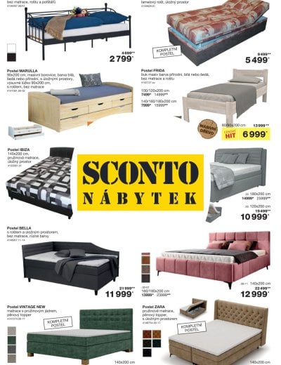 Leták - SCONTO Nábytek leták