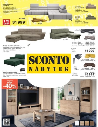 Leták - SCONTO Nábytek leták