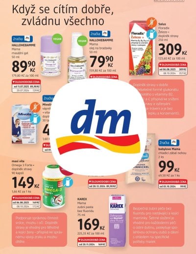 Leták - dm drogerie leták