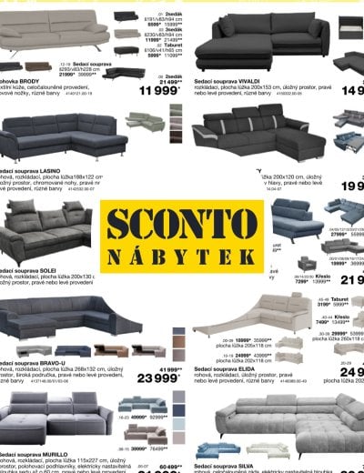 Leták - SCONTO Nábytek leták