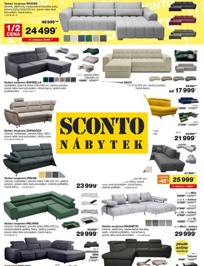 Leták - SCONTO Nábytek leták