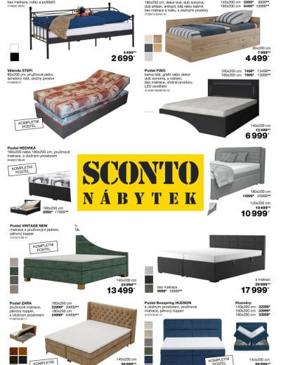 Leták - SCONTO Nábytek leták