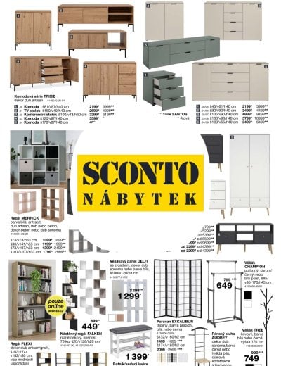Leták - SCONTO Nábytek leták