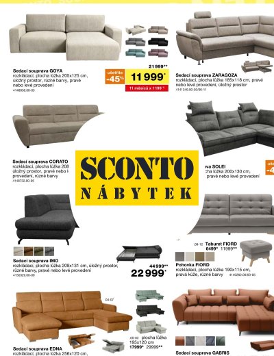 Leták - SCONTO Nábytek leták