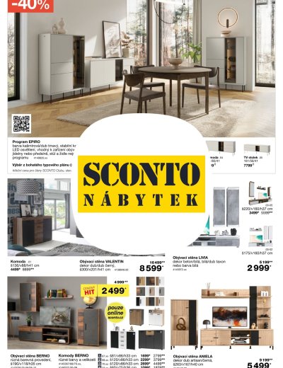 Leták - SCONTO Nábytek leták
