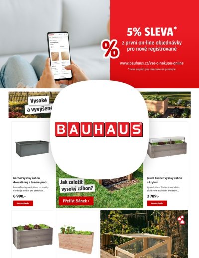 Leták - BAUHAUS leták