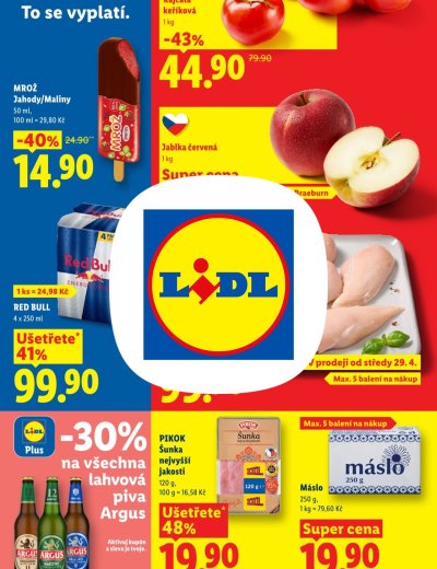 Leták - Čtvrteční nabídka