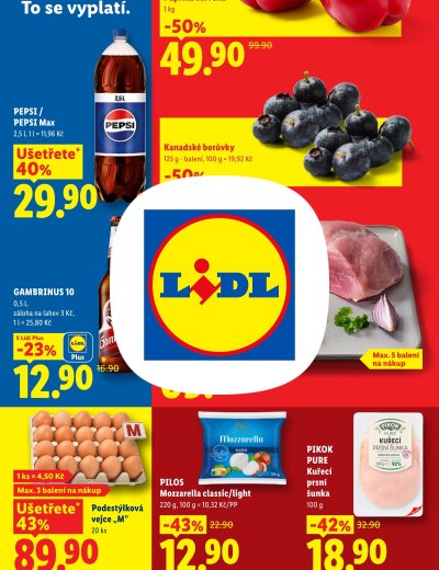 Leták - Čtvrteční nabídka