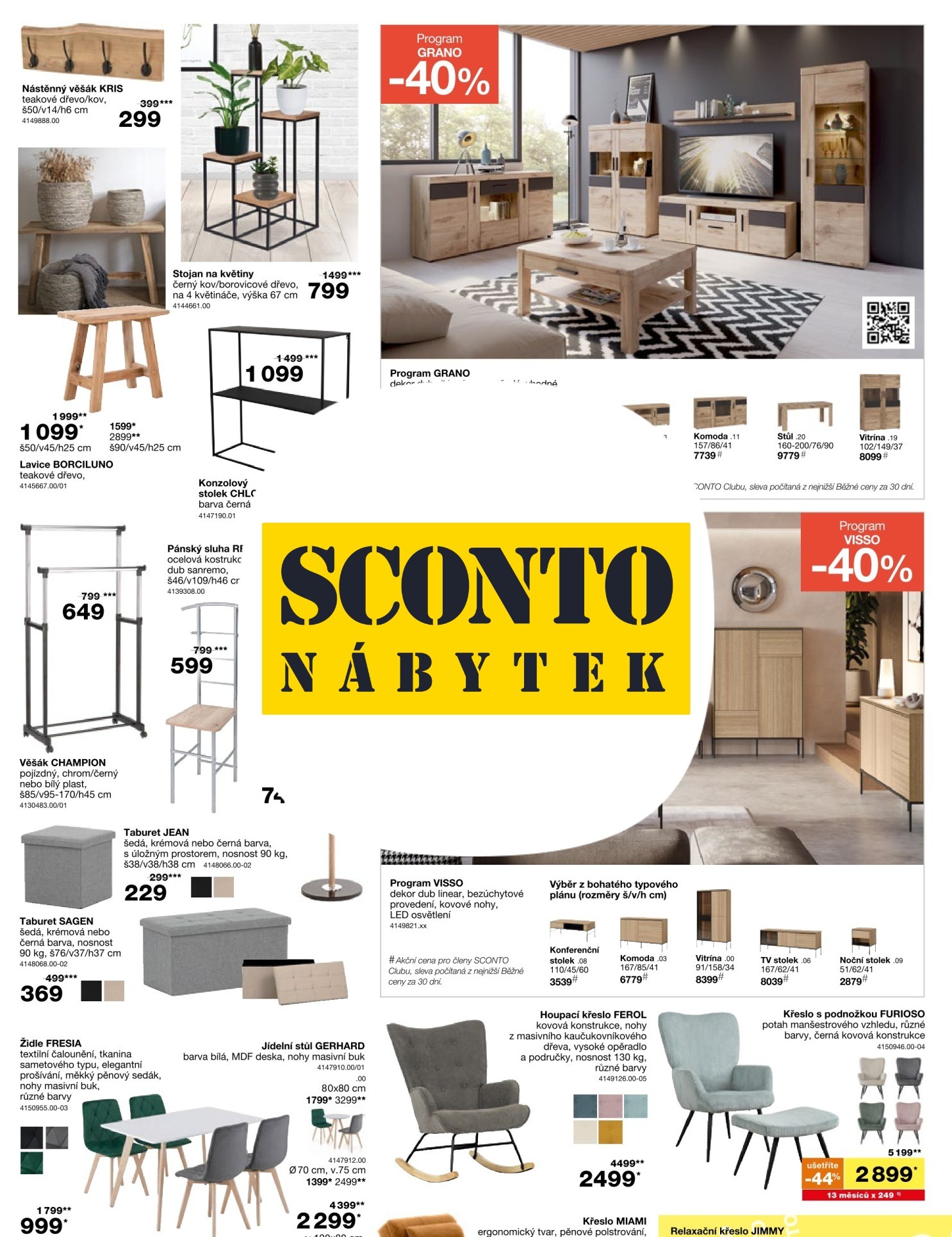 SCONTO Nábytek leták