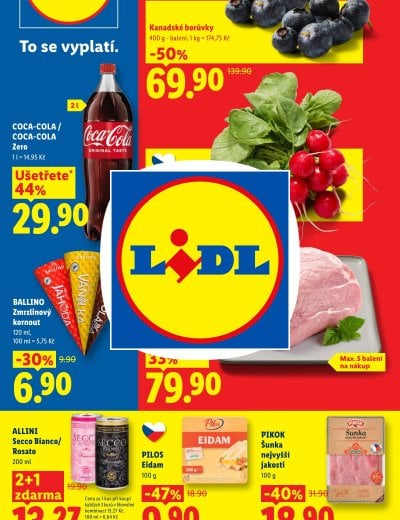 Leták - Čtvrteční nabídka
