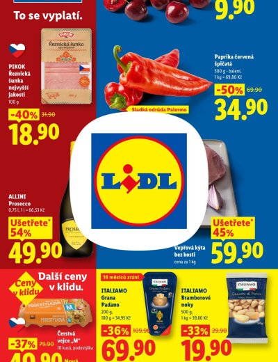 Leták - Pondělní nabídka