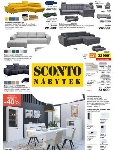 Leták - SCONTO Nábytek leták