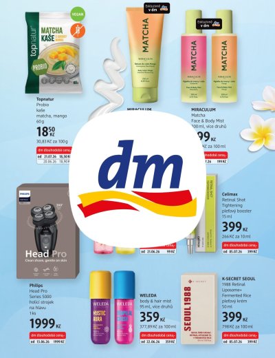 Leták - dm drogerie leták