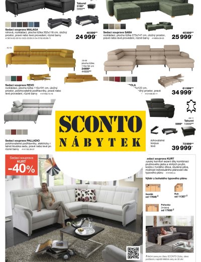 Leták - SCONTO Nábytek leták