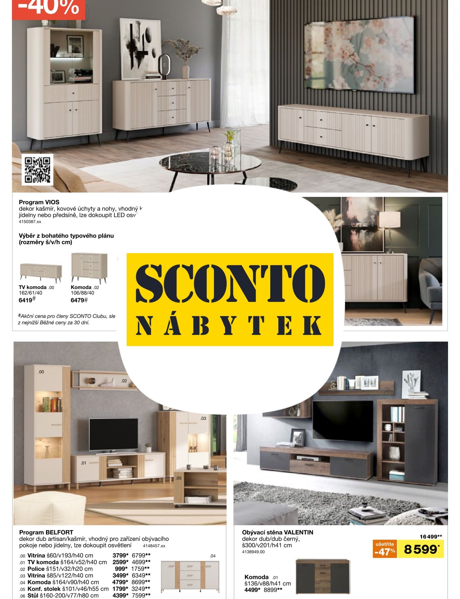 SCONTO Nábytek leták