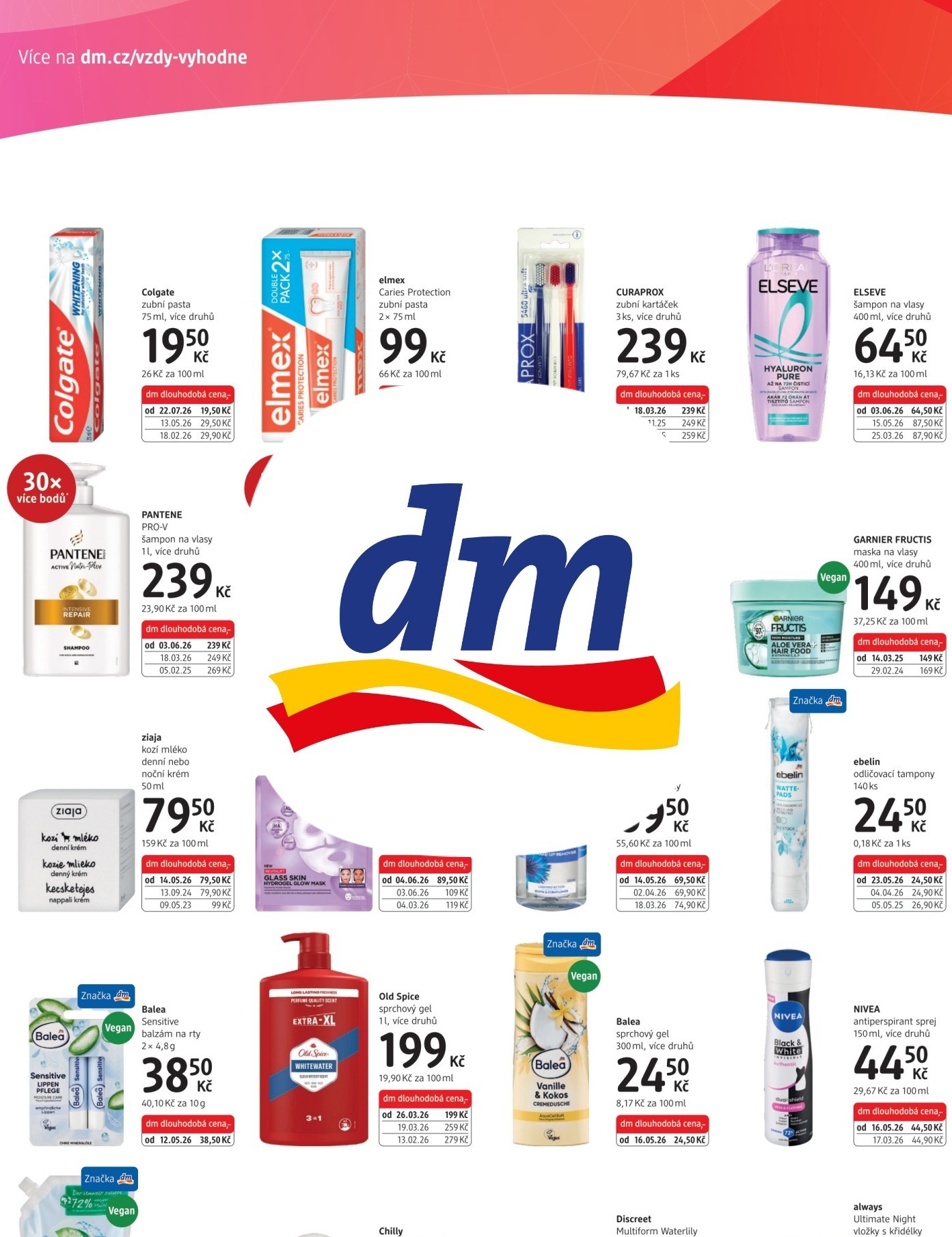 dm drogerie leták