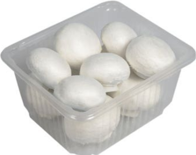České houby Žampiony zahradní bílé, vanička 250g