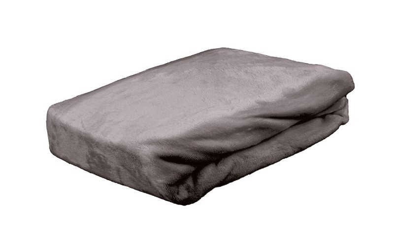 Vesna Mikroflanelové prostěradlo EXCELLENT tmavě šedé 90x200 cm