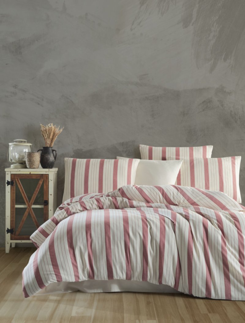 Vesna Povlečení PURE NATURAL PINK 140x200 cm