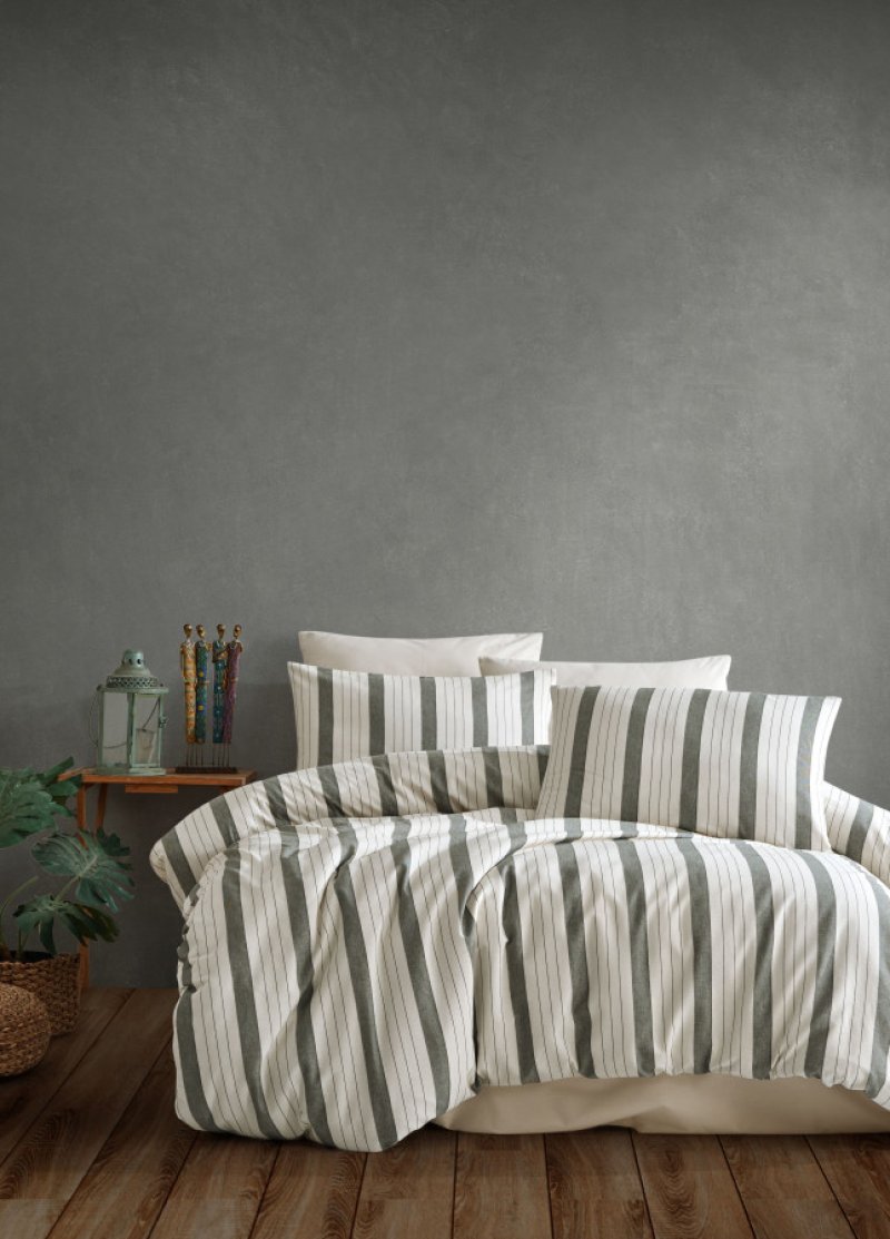 Vesna Povlečení PURE NATURAL GREEN 140x200 cm