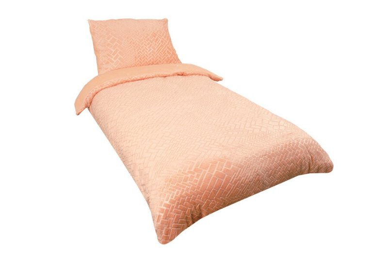 Vesna Mikroflanelové povlečení Quadra Almond 70x90 a 140x200 cm