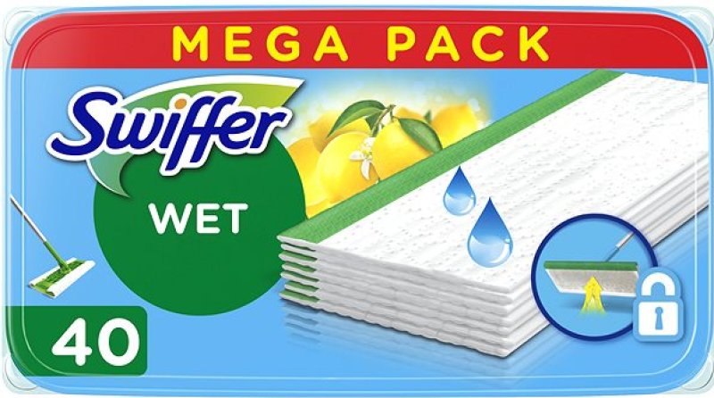 Swiffer Sweeper na podlahy Náhrady Vlhčené 40ks