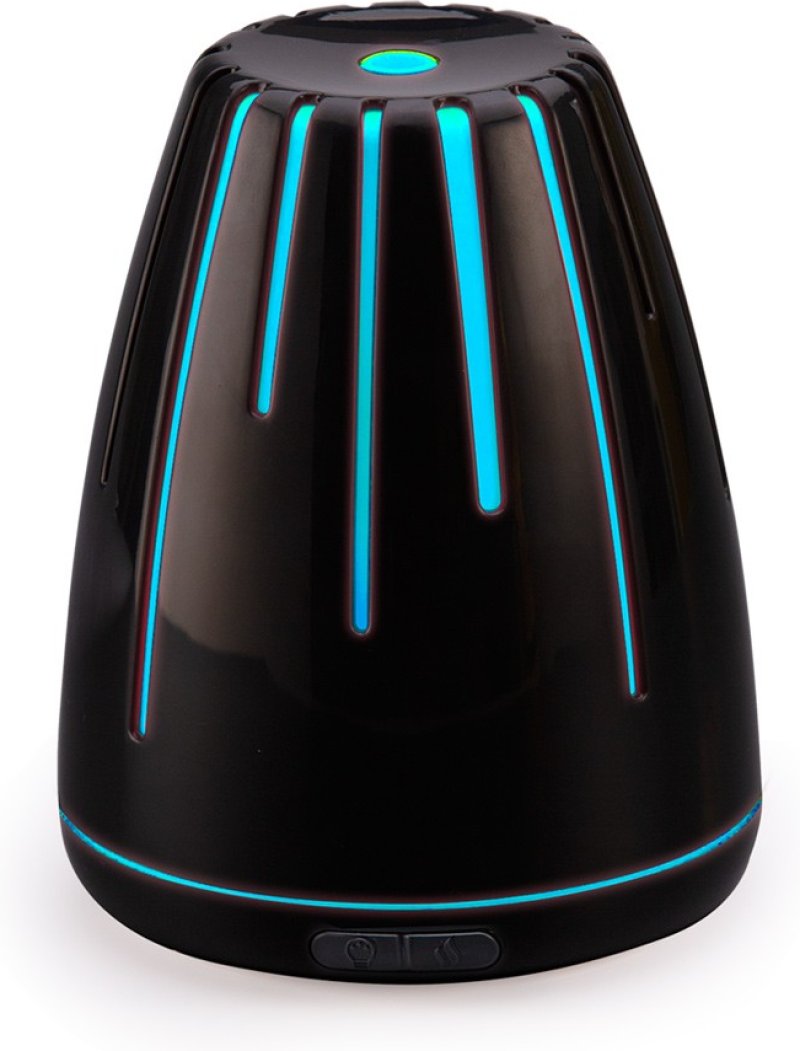 Ultrasonická aromalampa FANCY HOME, Lava, antracitová