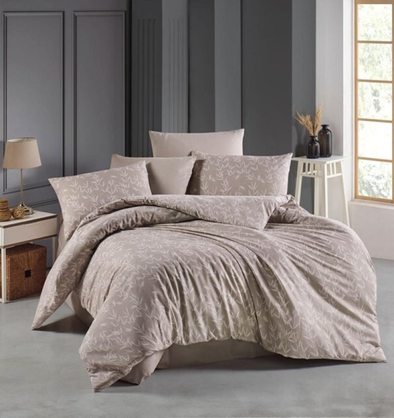 Vesna Povlečení bavlna RÁKOS MOCCA 140x200 cm a 70x90 cm