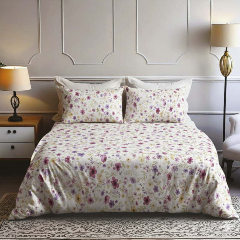 Vesna Povlečení bavlna LOUKA 140x200 cm a 70x90 cm