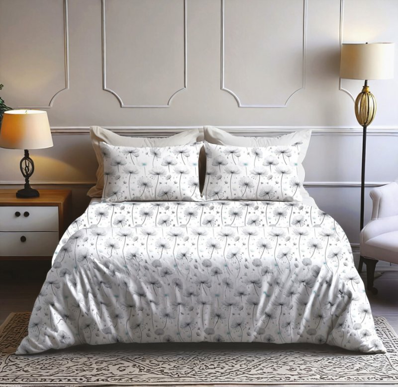 Vesna Povlečení bavlna PAMPELIŠKA 140x200 cm a 70x90 cm