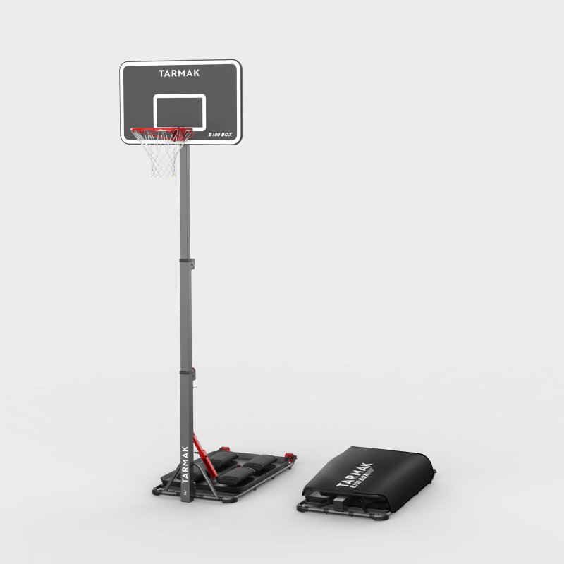 Basketbalový koš B100 Box skládací nastavitelný od 2,40 do 3,05 m
