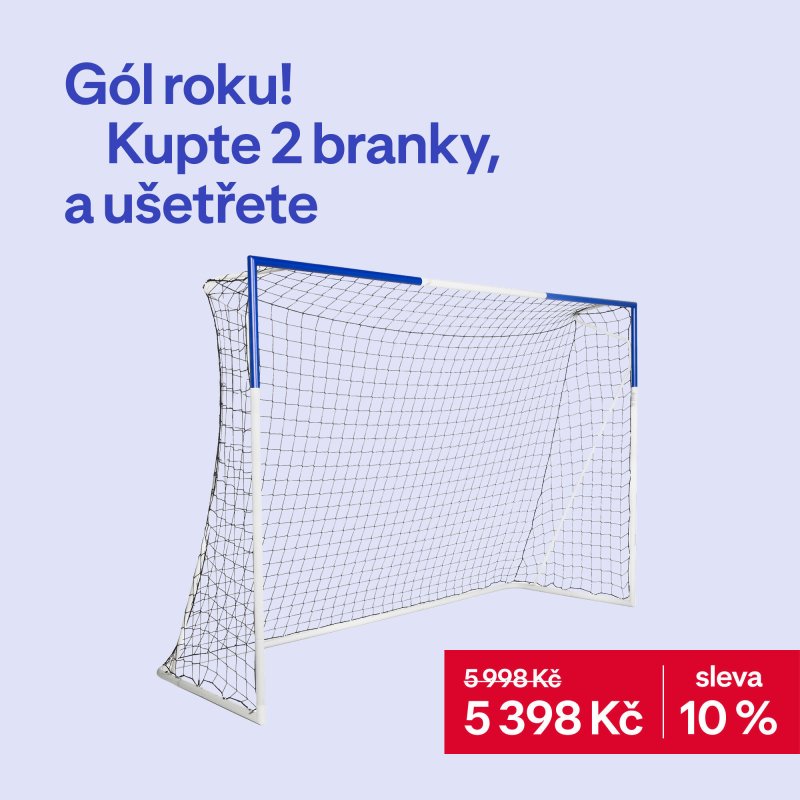 Fotbalová branka Classic L (300 cm x 200 cm)