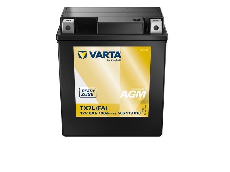 VARTA AGM Active - 12 V, 6 Ah, 113x70x130 mm - VT 506919