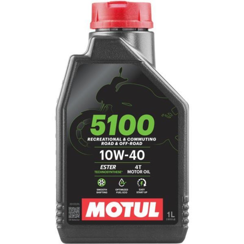MOTUL 5100 4T 10W-40, 1 L - MOTO 51004T10W40/1
