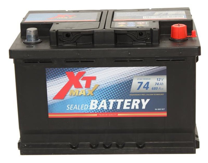 74Ah P,s.p.680A, 12V, 278x175x190, XT MAX - BA XTM 74
