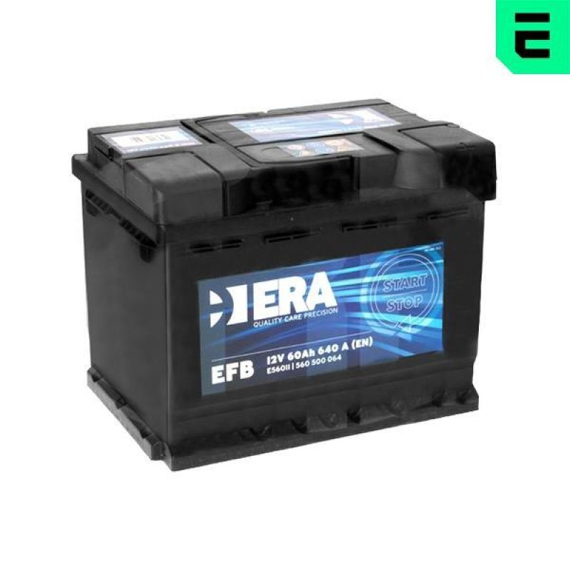 60Ah P,s.p.640A, 12V, 242x175x190, ERA EFB - ERA E56011