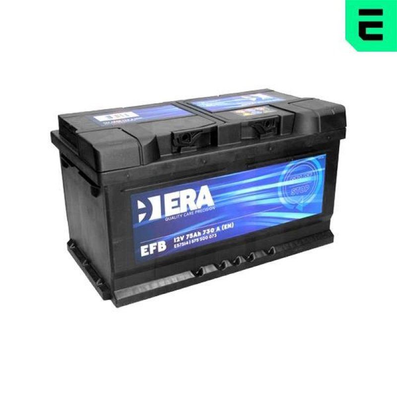 75Ah P,s.p.730A, 12V, 315x175x175, ERA EFB - ERA E57514