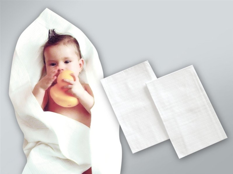 Vesna Osuška Tetra látková 90x100 cm bavlna bílá