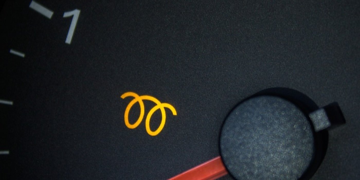 Kontrolka žhavení motoru