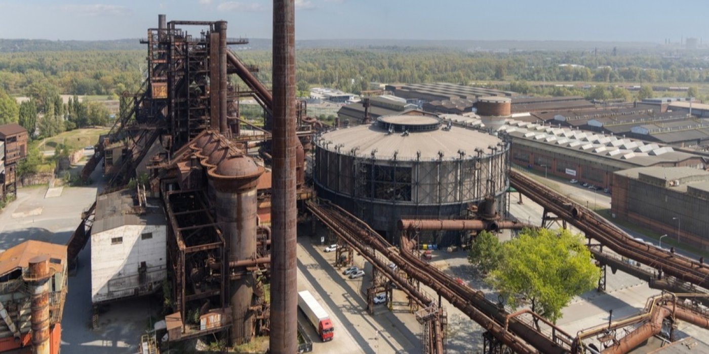 Ostrava, Dolní Vítkovice, pozůstatky železárny