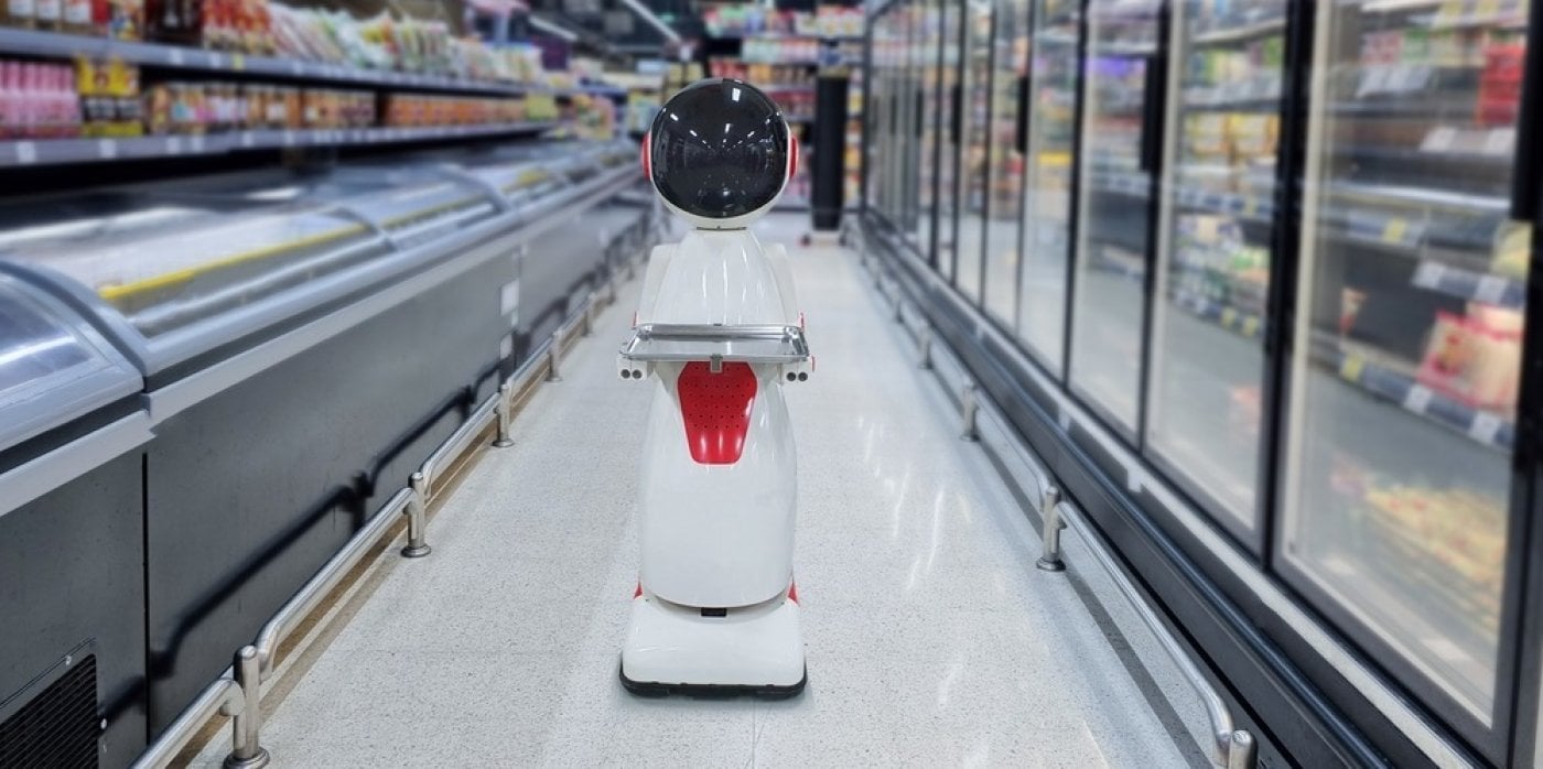 Robot v obchodě