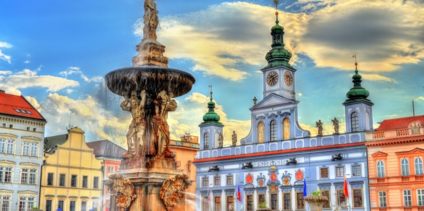 Náměstí v Českých Budějovicích