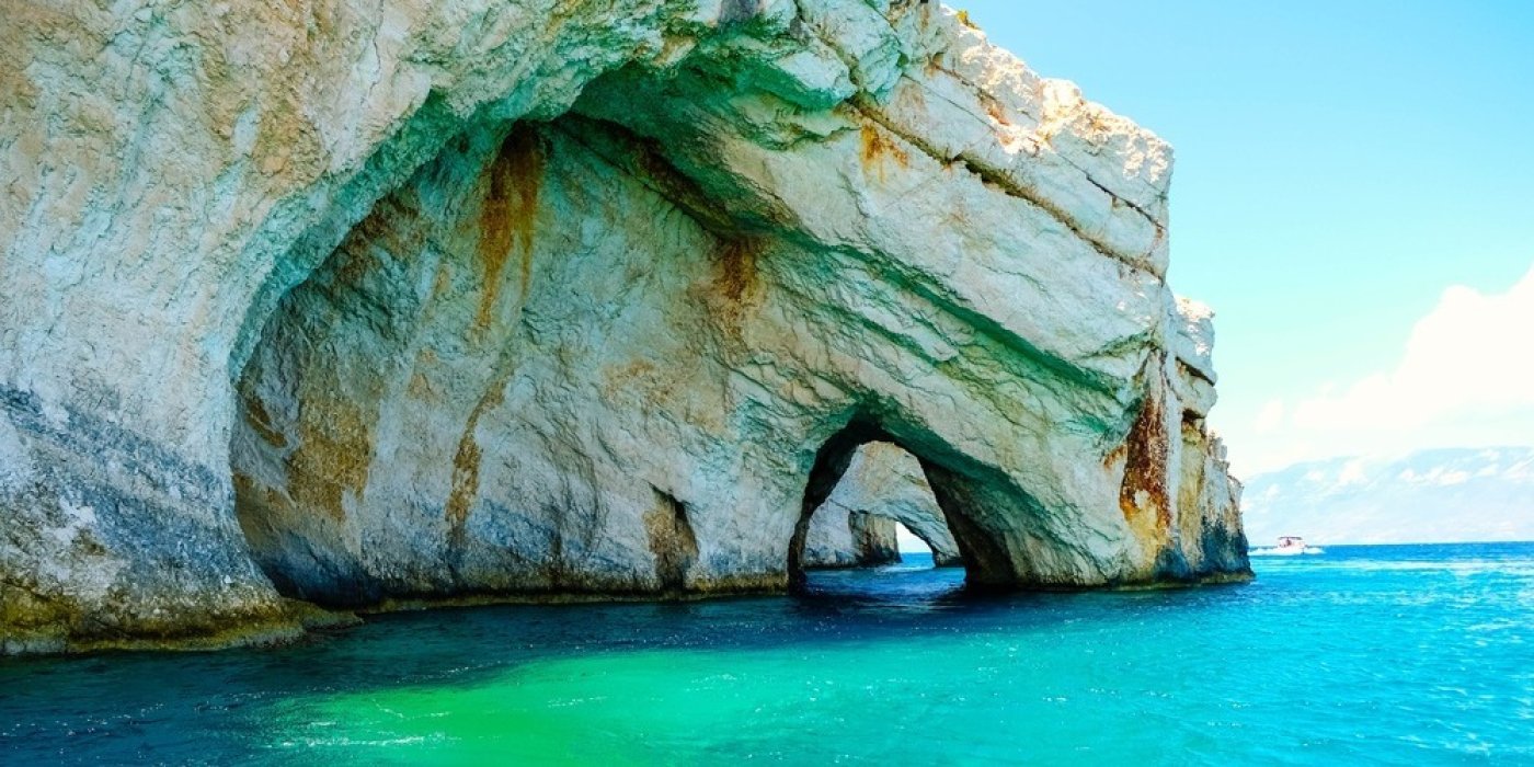 Modré jeskyně Zakynthos